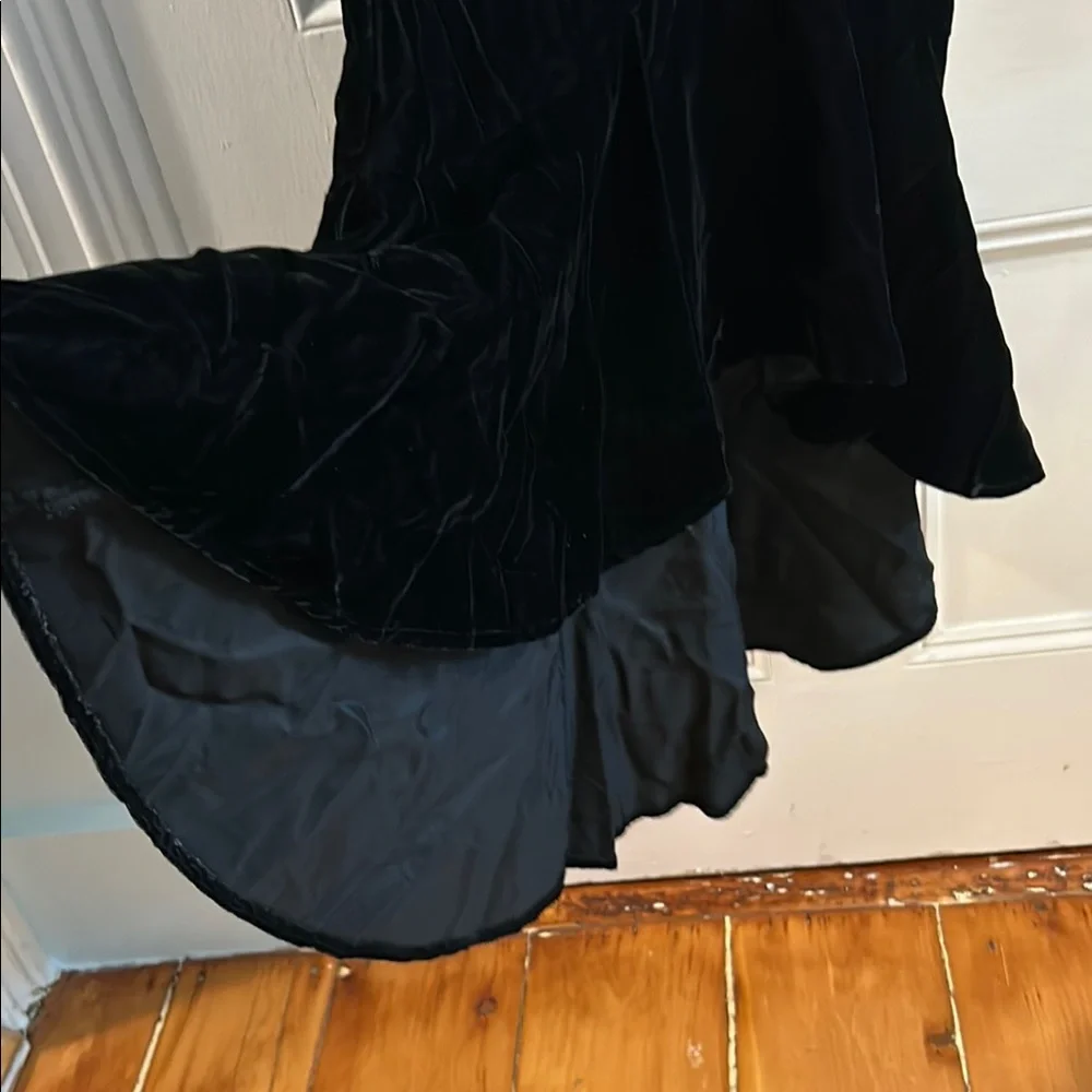 Scott McClintock Black and White High Low Dress - Picture 9 of 10